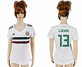 Women Mexico 13 G.OCHOA Away 2018 FIFA World Cup Soccer Jersey,baseball caps,new era cap wholesale,wholesale hats